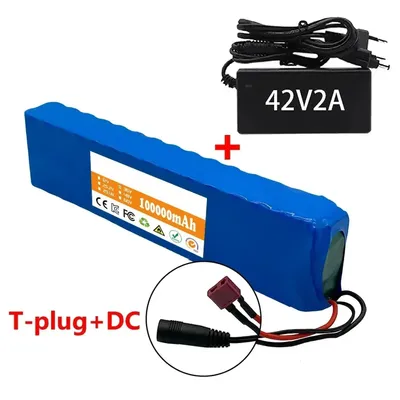 Produktbild von E-Bike Akku - Li-Ion 36V 100Ah Akku-Pack - T-DC Stecker - Für 150–500W Motoren - E-Bike/E-Scooter - T-DC