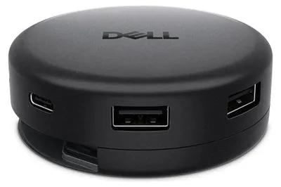Obrázok produktu pre DELL DA326, Kábel, USB 3.2 Gen 1 (3.1 Gen 1) Type-C, 100 W, 2500 Mbit/s, Čierna, 1,25 Gbit/s