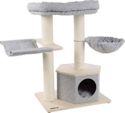 Image de Arbre a chat avec hamacs et niche
