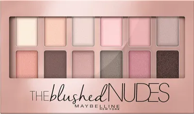 Obrázok produktu pre Maybelline The Blushed Nudes paletka očných tieňov 9,6 g