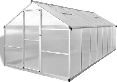 Obrázek produktu pro vidaXL Skleník vyztužený hliníkem 10,53 m²