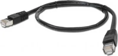 Produktbild von Gembird PP6-1M/BK, 1 m, Cat6, F/UTP (FTP), RJ-45, RJ-45, Schwarz