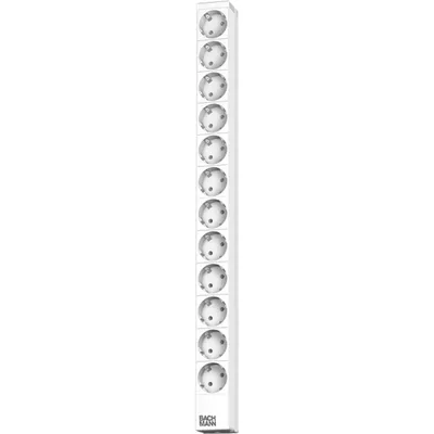 Productafbeelding van Bachmann stekkerdoos, aluminium, 1 HE, 12-voudig, Verti
