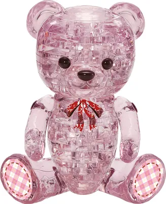 Produktbild von HCM KINZEL 3D Kristallpuzzle Bär Lilie 48 Teile
