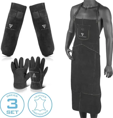 Produktbild von STAHLWERK Schweißerschutzkleidung Set PSA zum Schweißen und Plasmaschneiden