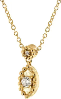 trendor 68145 Damen-Kette 333 Gelbgold mit Zirkonia 1