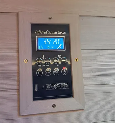 Immagine prodotto di Sauna in legno per casa Sauna a infrarossi per 1 persona con sistema di riscaldamento a carbone