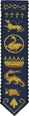 Image de Le Bonheur des Dames Pack de broderie au point de croix "Chateau De Blois I", motif à compter, 5x20cm