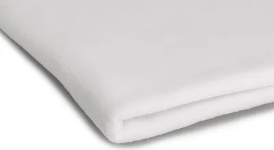 Obrázek produktu pro Polar Fleece tkanina, pletené rouno 410 g/m² Bílá 50 x 155 cm