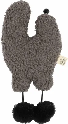 Produktbild von D&D Katzenspielzeug I Love Happy Cats Tretkissen mit Raschelfolie "Bo" grau