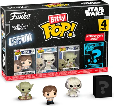 Image de Star Wars Bitty POP  Vinyl 4-pack Han 2,5 cm