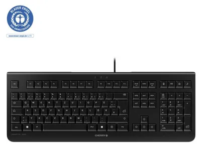 Produktbild von CHERRY KC 1000, Volle Größe (100%), Kabelgebunden, USB, Schwarz