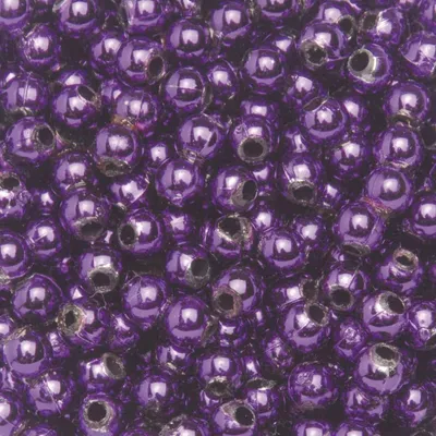 Produktbild von Glorex Deko Perlen 6 mm 75 g, lila