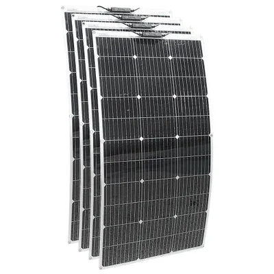 Zdjęcie produktu dla Elastyczny panel słoneczny, maksymalna moc 100 W, monokrystaliczna konstrukcja, kompaktowy rozmiar, attNew 400Watt