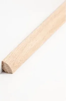 Produktbild von Viertelstableiste Fußleiste 14 x 14 x fallende Längen ca. 2500 mm Eiche Massivholz Sockelleiste by PROVISTON 62.5 Meter | 25 Stück