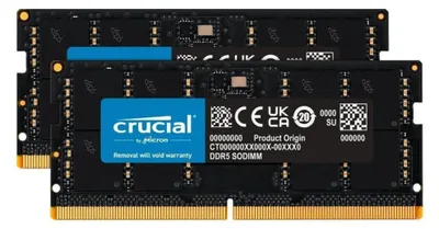 Produktbild von RAM-Speicher Crucial CT2K64G56C46S5 128 GB 2x64 GB DDR5 5600 MHz CL46 SO-DIMM ECC