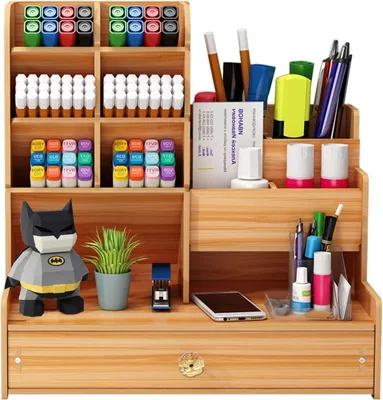 Produktbild von Büro Organizer, Multifunktional, 25x15x25 cm, Braun, für Büro