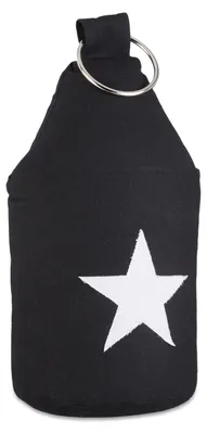 Produktbild von Türstopper Türbremse Türpuffer - Stoff - 23 x 11 cm - Mit Stern und Griff - Für hohe Türen