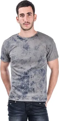 Produktbild von Outer Vision T-Shirt Herren Stucc Dye Grey Blue grau/blau XL