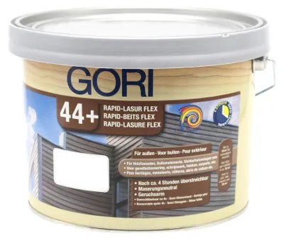 Produktbild von 2,5L Gori 44+ 7805 Eiche Rapid-Lasur Flex Außenlasur Holzlasur