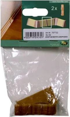 Produktbild von Zwischenstück Kunststoffleiste KU.04 Eiche rustikal