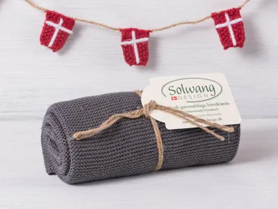Immagine prodotto di Asciugamani Solwang 'Asciugamano a maglia 1 pezzo' grigio acciaio scuro