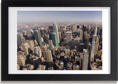 Produktbild von Bild 30x20 MDF-Rahmen, Wandkunst Flug Vogel in New York