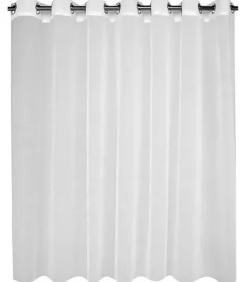 Zdjęcie produktu dla Solidchoice - Białe zasłony, wymiary 300 x 240 cm, wykonane w 100% z poliestru