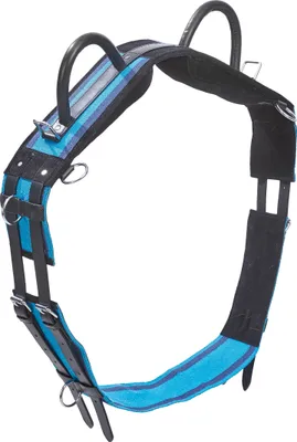 Produktbild von Busse Longiergurt DOUBLE, Größe:Warmblut, Farbe:navy/sky blue