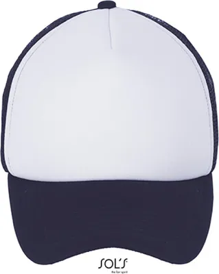 Image de SOLs 01668 | Bubble Cap - Couleur : White/French Navy - Taille : One Size