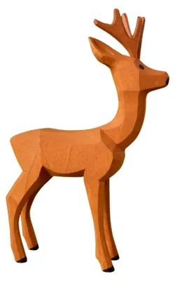 Produktbild von Rehbock mit Baumwollbeutel Krippenfigur