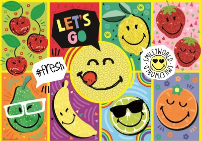 Obrázek produktu pro Trefl Smiley World Puzzle 200, 200 kusů, 7 rok/roky