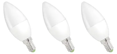 Produktbild von Spectrum E14 LED Kerzenlampe 6W 540lm 4000K Neutralweiß 230V 3 Stück