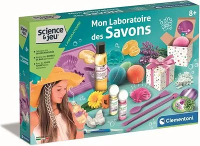 Produktbild von Seifenlabor Set, CLEMENTONI Mon laboratoire des savons, Seifenherstellung, Ab 8 Jahren