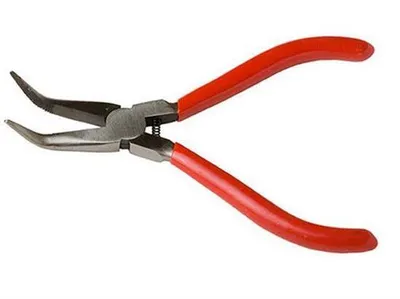 Produktbild von Krick Flachzange gekröpft 115 mm