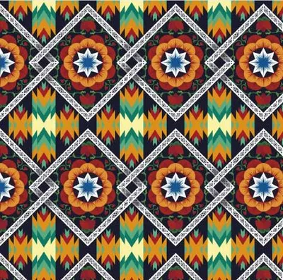 Produktbild von OUTDOOR DEKOSTOFFE OXFORD mit Motiv Indian I DR007