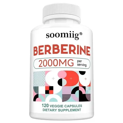 Image de Berberine 2000mg (120 capsules) Complément alimentaire, cœur, circulation, santé du corps, santé du cœur, système immunitaire