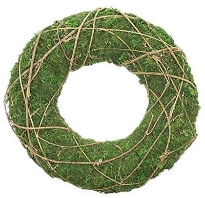 Produktbild von Kranz aus Naturmoos - Ø 30 cm - Handgemachter Adventskranz