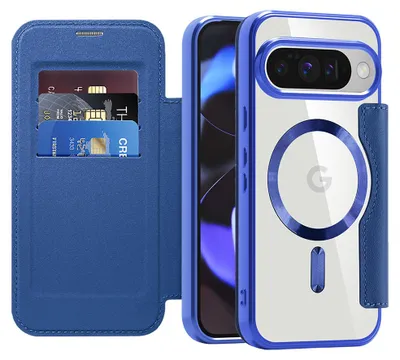 Produktbild von Techsuit – SmartMag Book Case Buchhülle für Google Pixel 10 / 10 Pro – blau