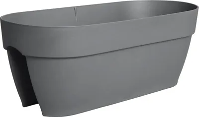 Produktbild von elho® Vibia campana Geländerkasten Flower Bridge Anthrazit 60 cm - Kunststoff