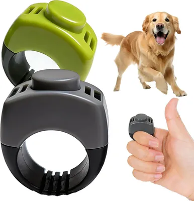 Imagen del producto de Kit de clicker para perros, 2 unidades, fabricado en plástico ABS, con resorte de acero inoxidable, de 19 mm/21 mm, para entrenamiento canino
