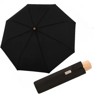 Obrázek produktu pro Doppler Nature Mini uni simple black  - EKO deštník