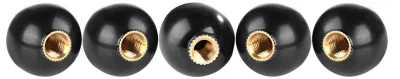 Produktbild von 5 stücke BM6 * 20 Runde Bakelit Ball Schalthebel Schaltknauf Maschine Werkzeug Ersatz Kupfer Einsatz
