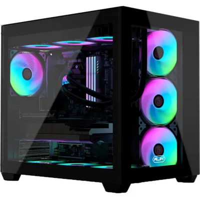 Obrázek produktu pro RAIJINTEK PAEAN C7, Midi Tower, PC, černá, ATX, micro ATX, Mini-ITX, SPCC, Tvrzené sklo, Herní