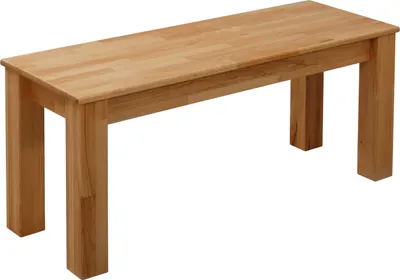 Produktbild von Krok Wood Sitzbank Bonn aus Massivholz in Buche 100x35x45 cm