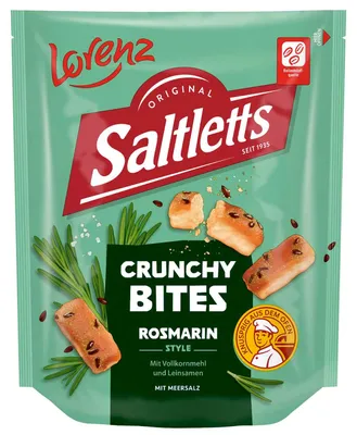 Image de Saltletts 311446 Saltletts Crunchy Bites Rosmarin  100,0 g, 1 St.