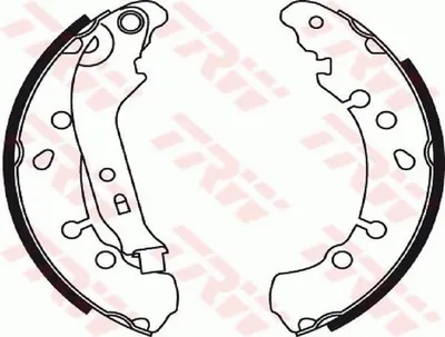 Zdjęcie produktu dla Szczęki Hamulcowe Toyota Yaris 1,0-1,33/1,4 D-4D 05-