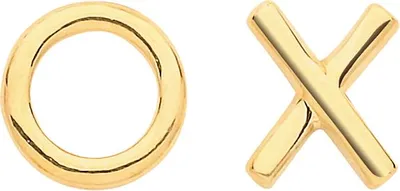 Produktbild von Funkige 9 Karat (375) Gold Damen - Paar Ohrstecker; TRS26610