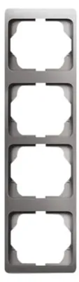 Produktbild von Busch-Jaeger 1734 KA-20 Abdeckrahmen, 4-fach Rahmen platin