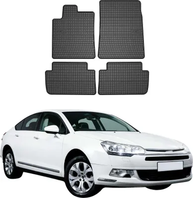 Obrázok produktu pre 2001-2024 Citroen C5 Kombi Podlahové rohože gumové čierne 4 ks